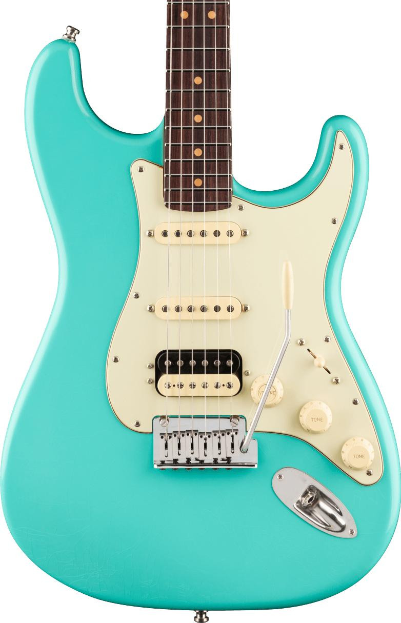 Fender American Ultra Luxe Vintage '60s Stratocaster HSS in Sea